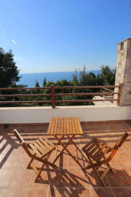 Beautiful View Villa In Possidi, Halkidiki Каландра Экстерьер фото